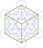 Metatron's cube with cube