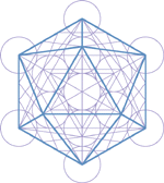 Metatron's cube with icosahedron
